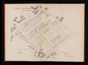 VIEH- u. SCHLACHTHOF IN NÜRNBERG [Grundriss]