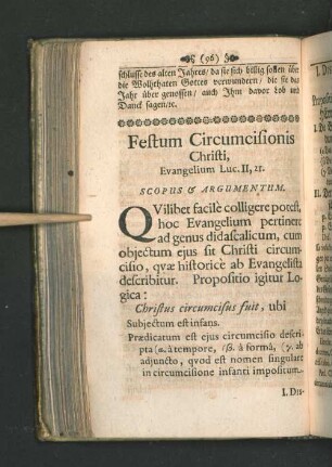[Festum Circumcisionis Christi - Dominica Post Festum Circumcisionis Christi.]