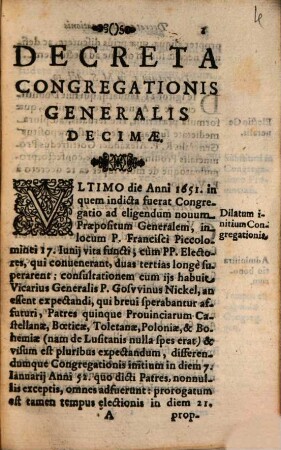 Decreta Congregationis Generalis Decimae