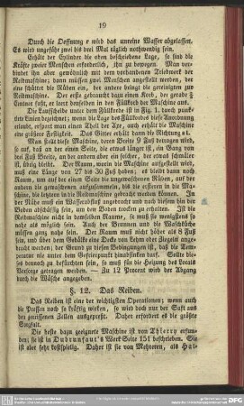 §. 12. Das Reiben
