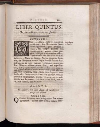 Liber Quintus De excoctione venarum stanni