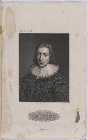 Bildnis des John Milton