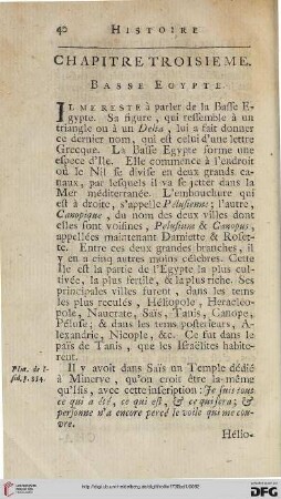 Chapitre troisième: Basse Égypte