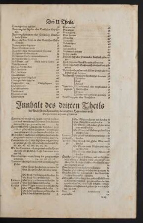 Innhalt des dritten Theils der Deütschen Apotecken/ ...