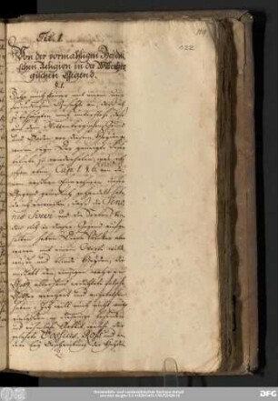 Tit. I. Von der vormahligen Heydnischen Religion in der Wittenbergischen Gegend. [§ 1-3]