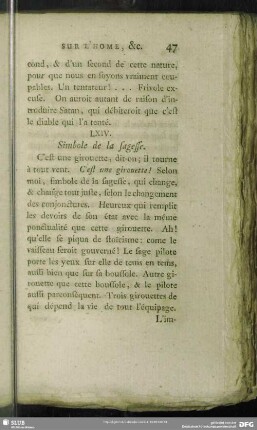 LXIV. Simbole de la sagesse