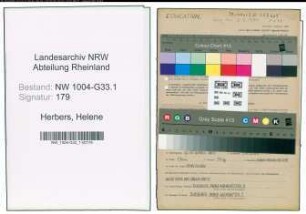 Entnazifizierung Helene Herbers , geb. 27.09.1893 (Lehrerin)