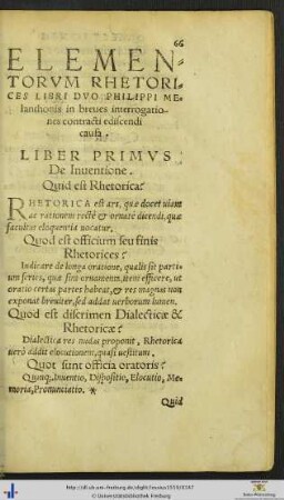 Elementa Rhetorices