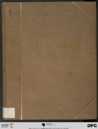 Gemälde-Sammlung des verewigten Herrn Dr. Martin Schubart : Auktion am 23. Oktober 1899 zu München unter Leitung des Kunsthändlers Hugo Helbing in München
