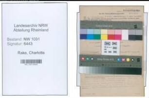 Entnazifizierung Charlotte Rake , geb. 01.01.1913 ()