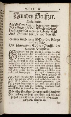 Insgemein. - Fest- und Danck-Gebete vor die göttl.Wohlthaten, ...