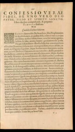 Confessio Verae Fidei, De Uno Vero Deo Patre, Filio Et Spiritu Sancto, Libris duobus comprehensa ...