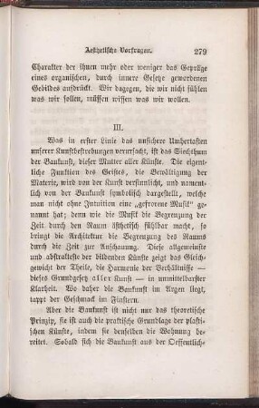 [Aesthetische Vorfragen.] III.