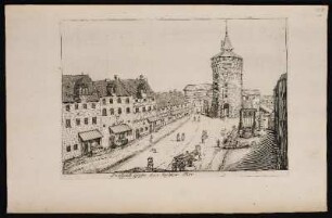 Prospect gegen das Spittler Thor. - Spittlertor, Nürnberg