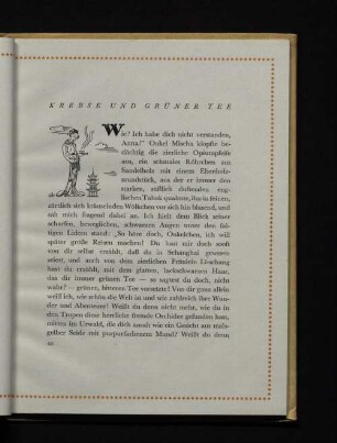 Krebse und grüner Tee