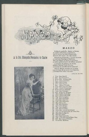 [Santoral del mes de Marzo]