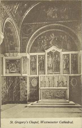 St. Gregory's Chapel, Westminster Cathedral.