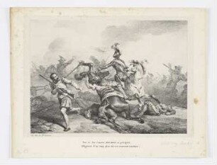 Egmonts Tod, aus: Voltaire, "La Henriade", Paris 1825