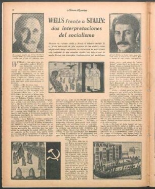 Wells frente a Stalin: dos interpretaciones del socialismo