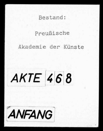 Verwendung der Fonds für Kunstzwecke