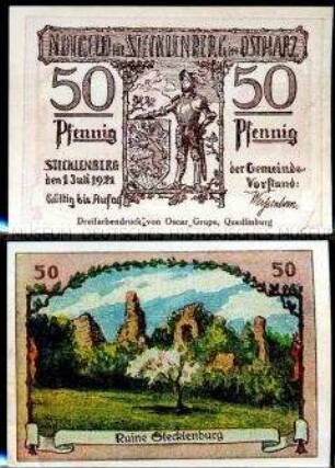 Stecklenberg 50 Pfennig