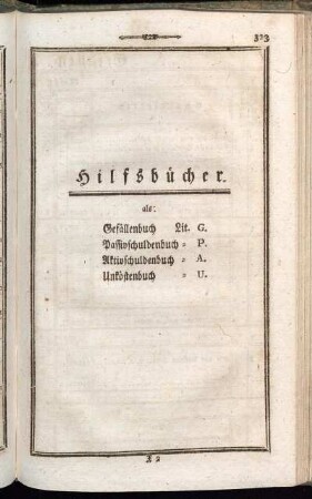 Hilfsbücher.