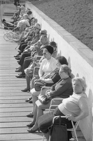Sonniger Frühlingstag im Stadtgarten.
