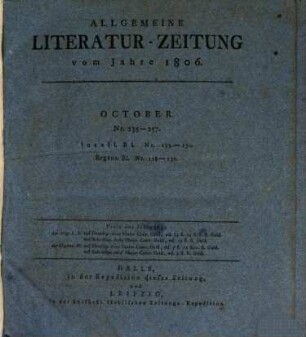 Allgemeine Literatur-Zeitung : ALZ ; auf das Jahr ..., 1806, 4