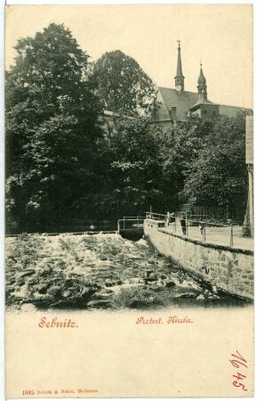 Sebnitz. Protestantische Kirche