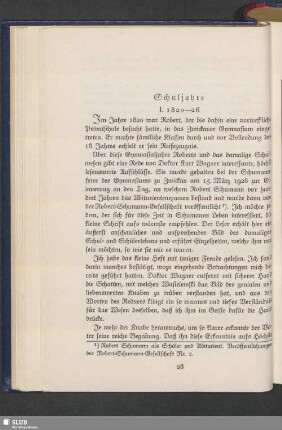 Schuljahre