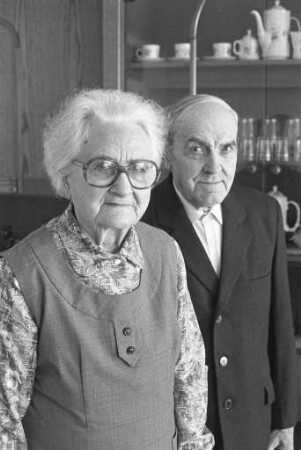 Diamanthochzeit der Eheleute Johann und Barbara Hinkel aus Oberreut