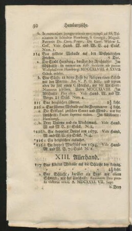 XIII. Allerhand