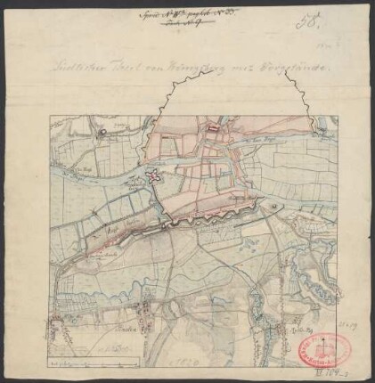 [Südlicher Theil von Königsberg mit Vorgelände]