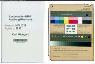 Entnazifizierung Hildegard Kerl , geb. 18.02.1922 ()