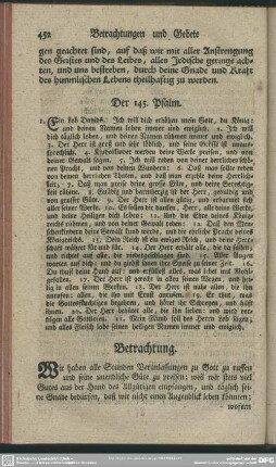 Der 145. Psalm