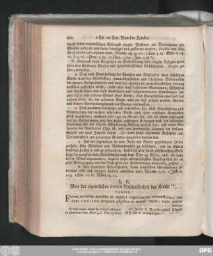 §. 6. Von der eigentlichen innern Beschaffenheit der Kirche.