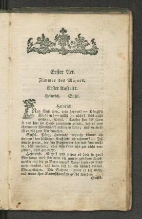 [Erster Auftritt. - Sechster Auftritt.]