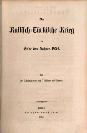 Der Kriegsschauplatz im Norden und Süden, [7]. Die orientalische Frage