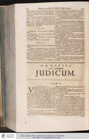 Annotata ad librum Judicum