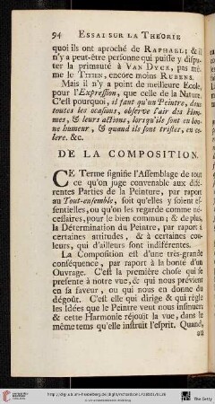 De la composition