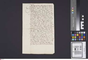 Babenhausen: Gültbrief der Präsenz Babenhausen