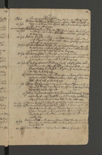 Bürgerbuch der Stadt Zeitz - 1701-1801