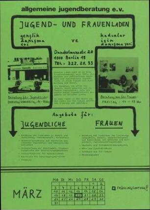 Jugend- und Frauenladen, Danckelmannstr. 20, 1000 Berlin 19
