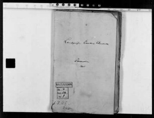 Lebenslauf ('Personalia') der Landgräfin Dorothea Charlotte