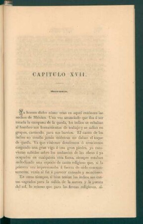 Capítulo XVII. - Serenata.