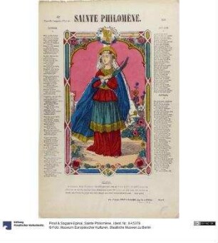Sainte Philomène.