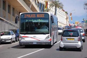 Monte Carlo - Stadtverkehr : Dichtes innerstädtisches Busnetz im Fürstentum Monaco, 2006