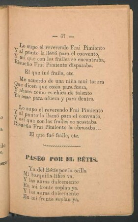 Paseo por el bétis.