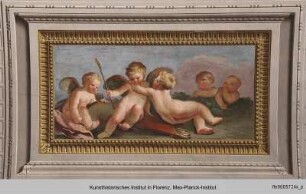 Gewölbedekoration mit Amoretten und Grotesken