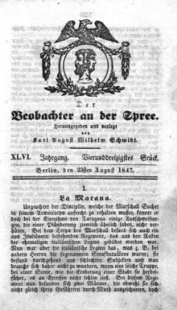 34. Stueck, 23. August 1847